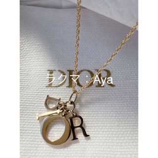 クリスチャンディオール(Christian Dior)のDior レディディオール ゴールド ネックレス(ネックレス)