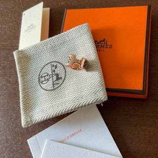 エルメス(Hermes)の新品☆エルメス　オランプPM ピンクゴールド　リザード　(イヤーカフ)