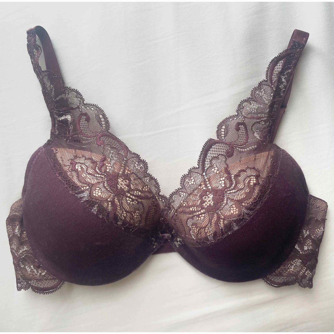 Wacoal(ワコール)のANNEBRA 《D70》 Velvet2 ブラジャー パープル レディースの下着/アンダーウェア(ブラ)の商品写真