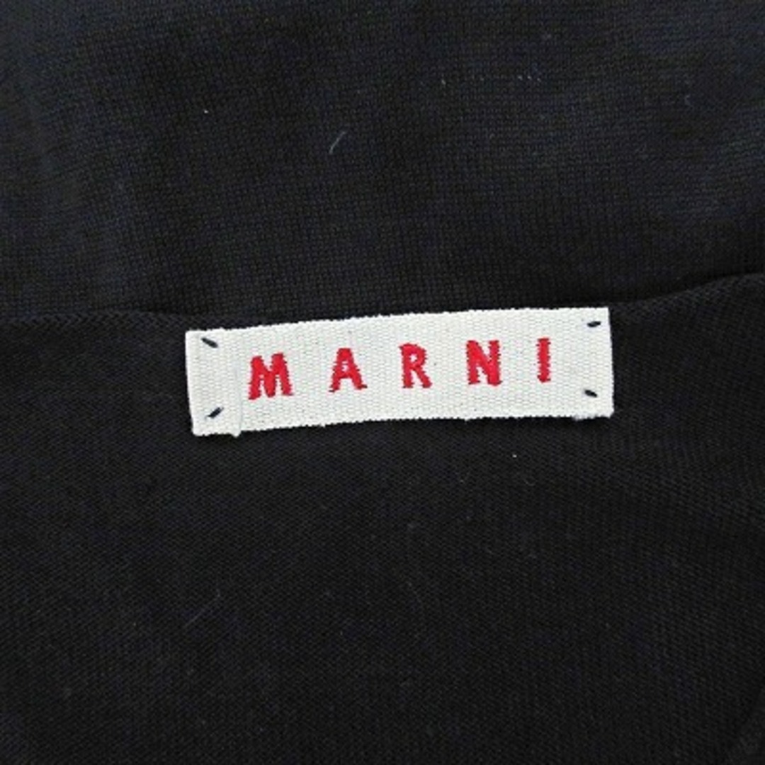 Marni(マルニ)のマルニ 美品 シルク ニット ノースリーブ カットソー Vネック 黒 40 レディースのトップス(ニット/セーター)の商品写真