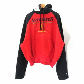 ヴェトモン  23SS  DESTROYED JERK hoodie UE63HD320B インサイドアウトダメージ加工パーカー メンズ M