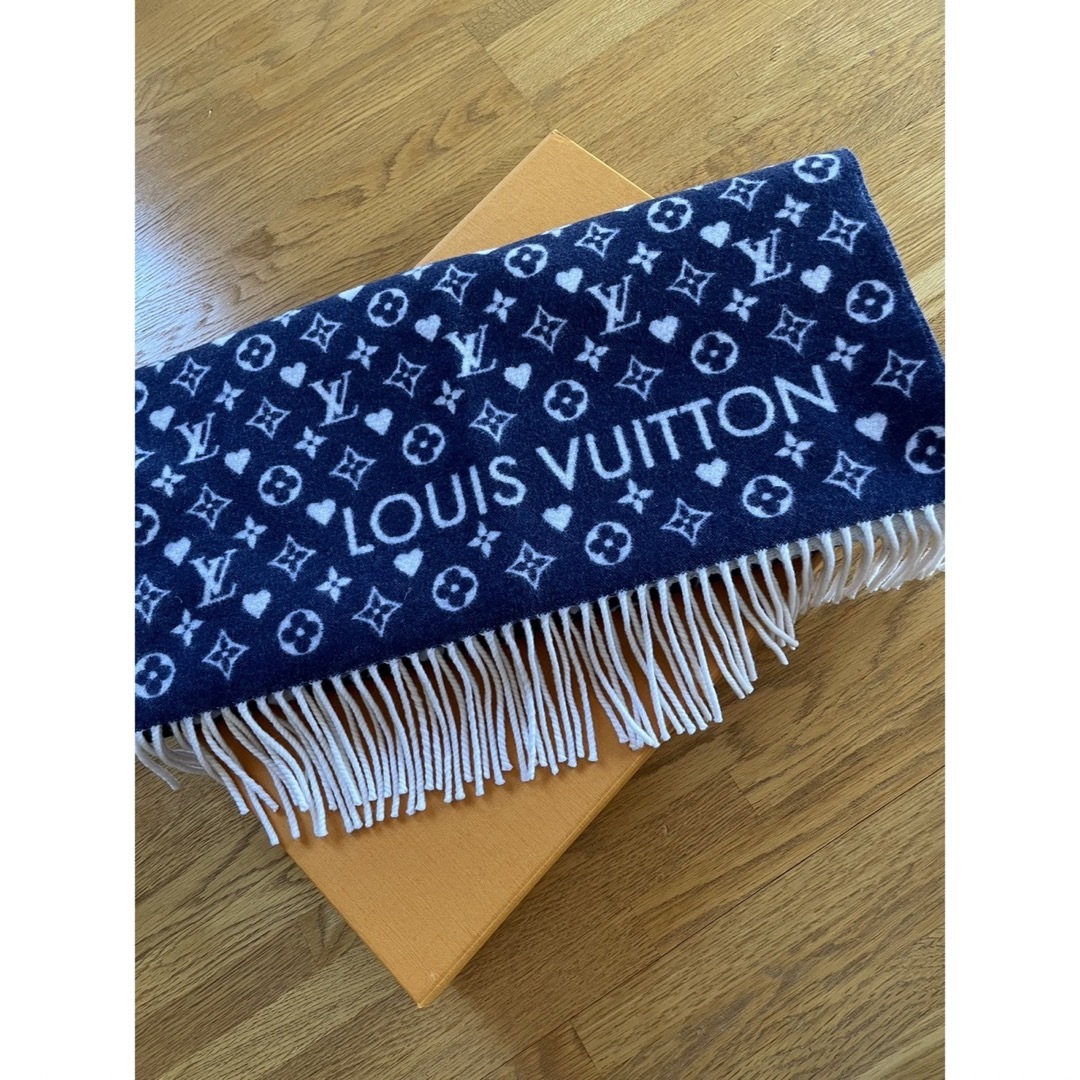 ファッション小物モノグラムとハートLouis Vuittonルイヴィトンマフラー