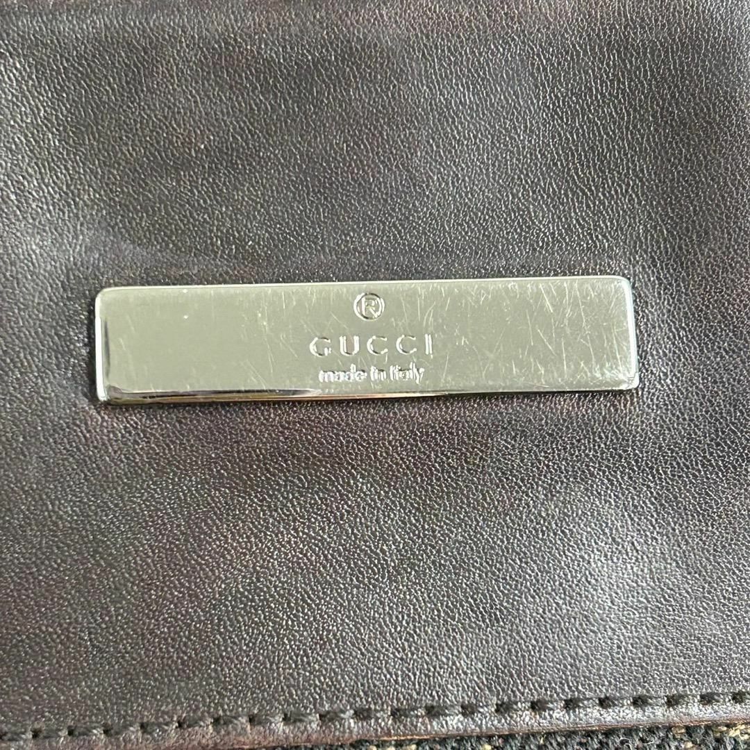 Gucci(グッチ)の美品 GUCCI ボディバッグ GG キャンバス モノグラム メンズのバッグ(ショルダーバッグ)の商品写真