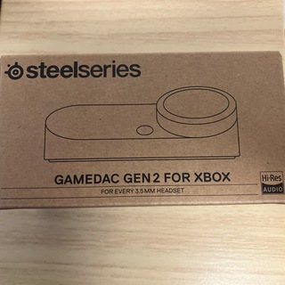 スティールシリーズ(SteelSeries)のGameDAC gen2 for Xbox 美品！(PC周辺機器)