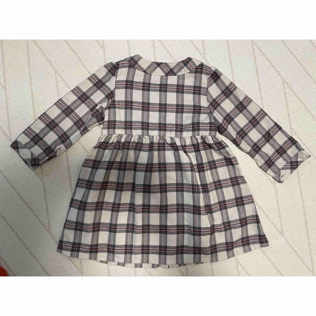 BeBe(ベベ)のBeBeシャツワンピ キッズ/ベビー/マタニティのキッズ服女の子用(90cm~)(ワンピース)の商品写真