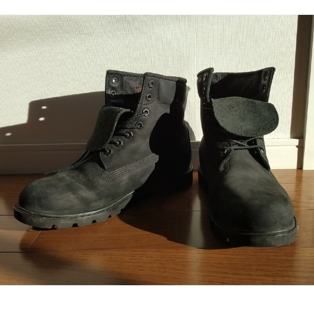 Timberland(ティンバーランド)のティンバーランド　黒スウェードブーツ　8.5w「26.5センチ」 メンズの靴/シューズ(ブーツ)の商品写真
