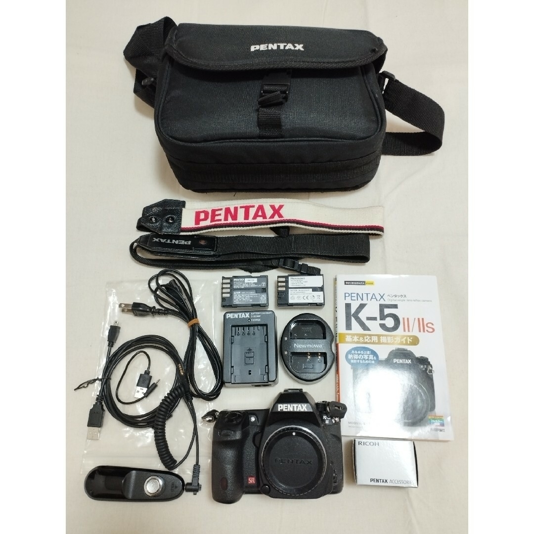 PENTAX(ペンタックス)の中古 PENTAX K-5II 本体一式セット スマホ/家電/カメラのカメラ(デジタル一眼)の商品写真