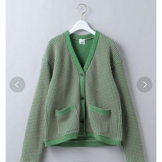 ロク(6 (ROKU))のroku unitedarrows waffle v neck cardigan(カーディガン)