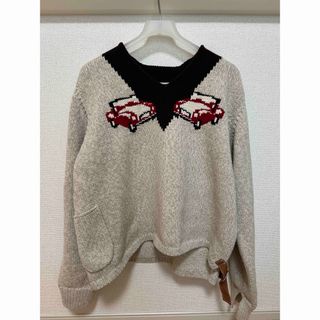 sunsea 19aw mick jaggerd car sweater