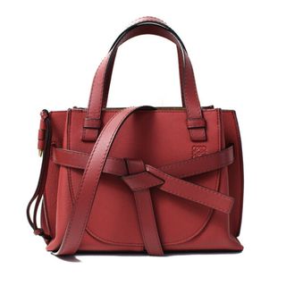 美品 ロエベ  LOEWE フラメンコ ノット フラップバッグ ナッパレザー