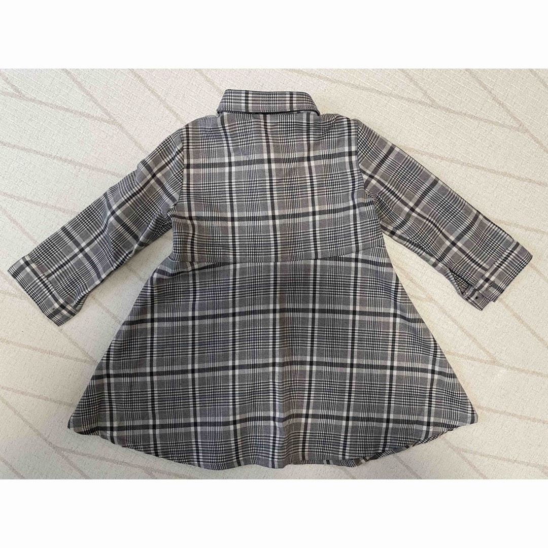 BeBe(ベベ)のBeBeシャツワンピ キッズ/ベビー/マタニティのキッズ服女の子用(90cm~)(ワンピース)の商品写真