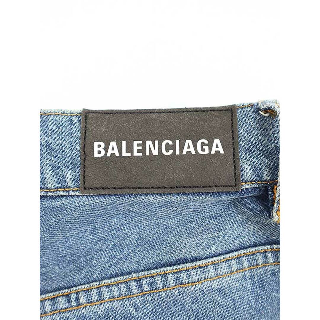 Balenciaga(バレンシアガ)のBALENCIAGA バレンシアガ 20SS ハイウエストロングデニムパンツ 594390 TDW14 インディゴ 27 レディースのパンツ(デニム/ジーンズ)の商品写真
