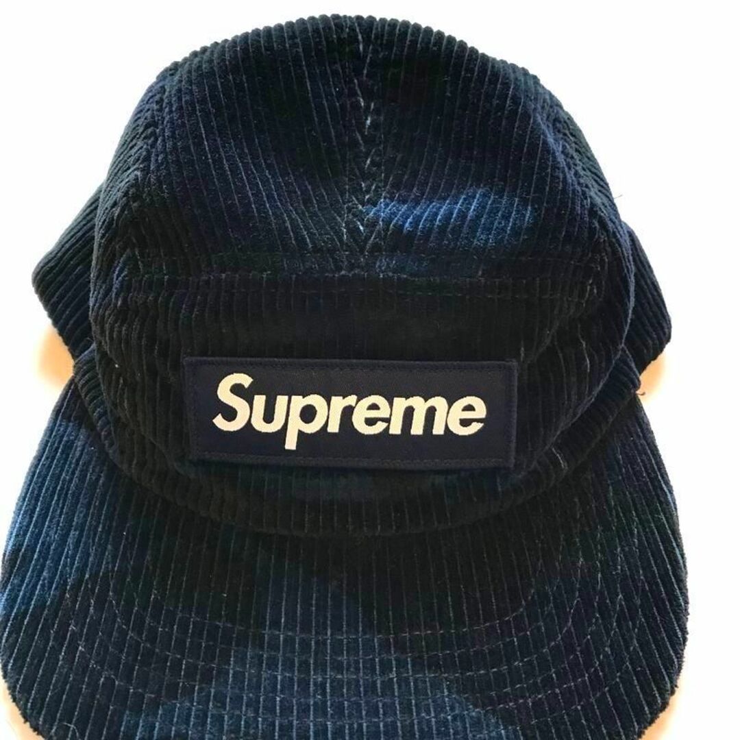 新品supreme19FW week5 Camo Corduroy camp送込キャップ