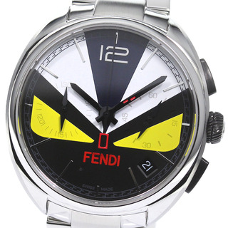フェンディ(FENDI)のフェンディ FENDI 21200G モンスター バグズ クロノグラフ デイト クォーツ メンズ 美品 _797184(腕時計(アナログ))