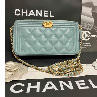 シャネル(CHANEL)の専用♡超美品★ シャネル マトラッセ ボーイシャネル チェーンウォレット 正規品(ショルダーバッグ)