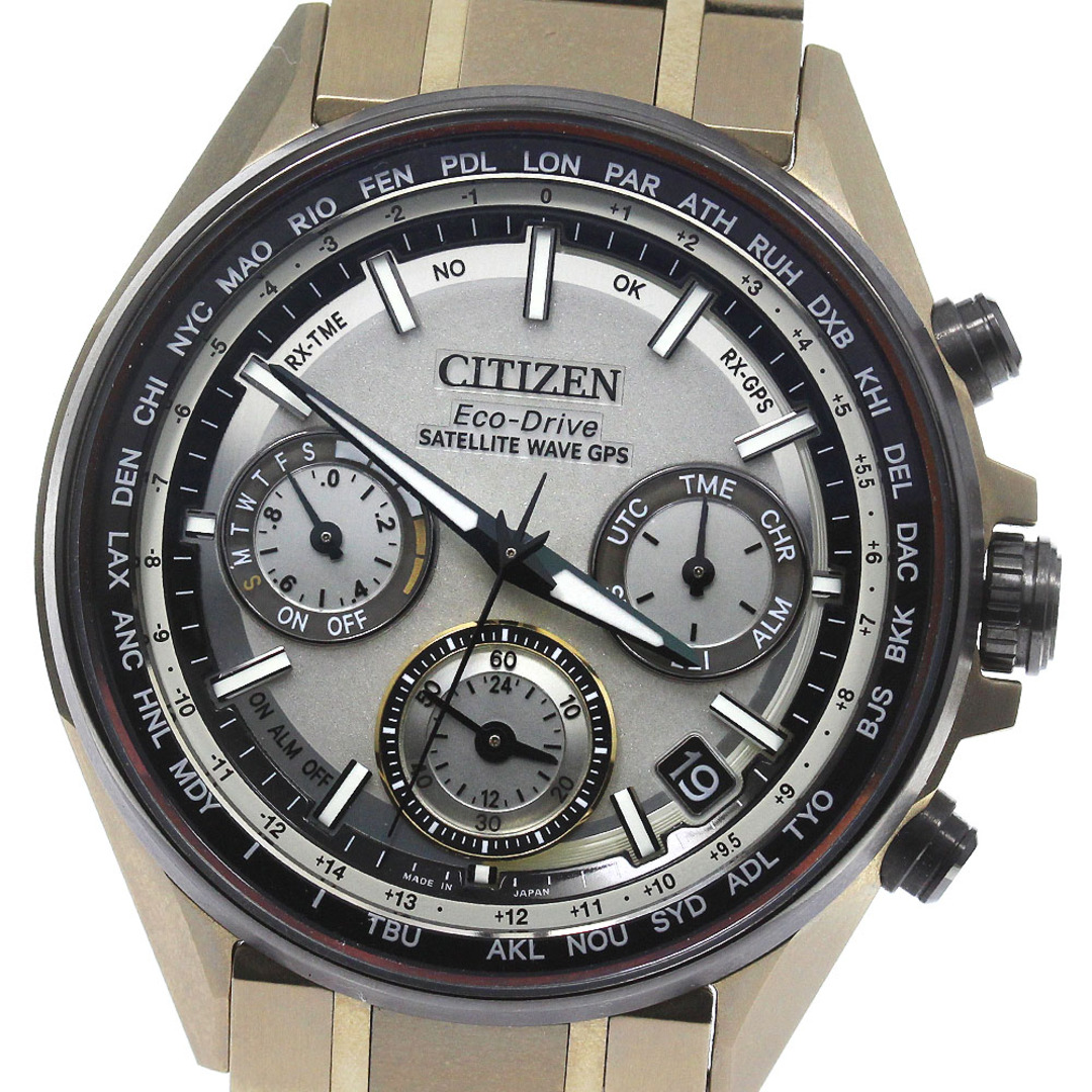 商品情報ブランドシチズン CITIZEN CC4004-66P アテッサ デュラテクト エコドライブ ソーラー電波 メンズ 美品 _796762