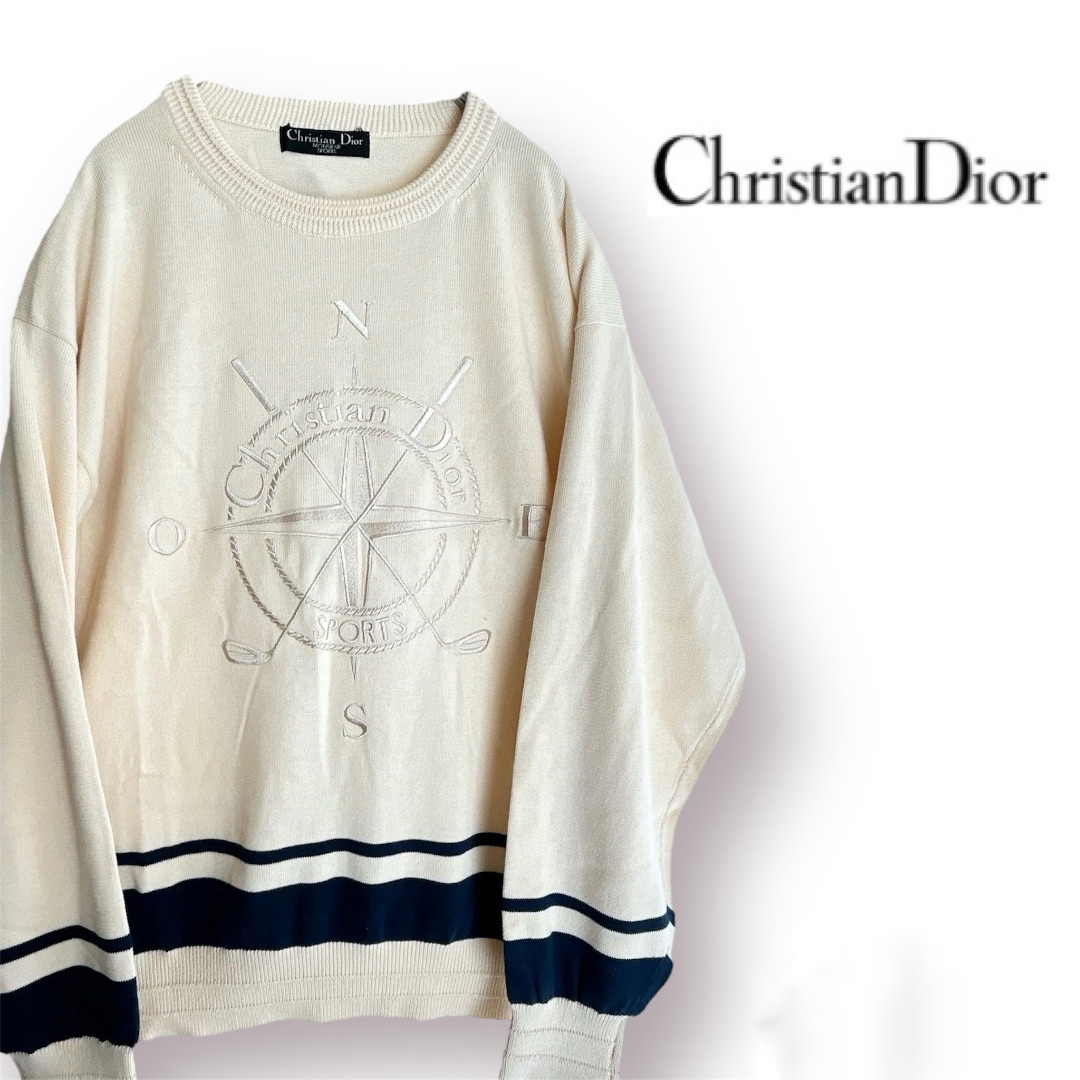 Christian Dior(クリスチャンディオール)の【希少】クリスチャンデイオール セーター 薄手 スポーツ  レディースのトップス(ニット/セーター)の商品写真