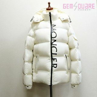 モンクレール(MONCLER)のMONCLER モンクレール ダウンジャケット COBALT GIUBBOTTO ホワイト ブラック サイズ4 中古 クリーニング済 E10931D50100 C0384(ダウンジャケット)