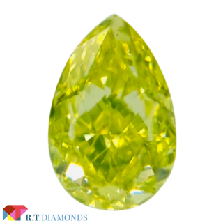 FANCY INTENSE GREENISH YELLOW 0.256ct PS(その他)