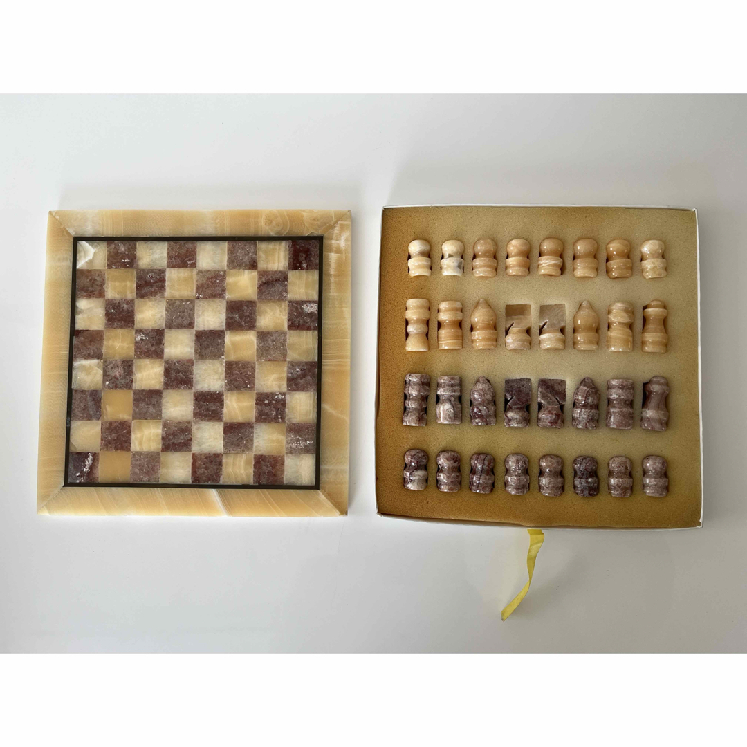 チェス　大理石 エンタメ/ホビーのテーブルゲーム/ホビー(オセロ/チェス)の商品写真