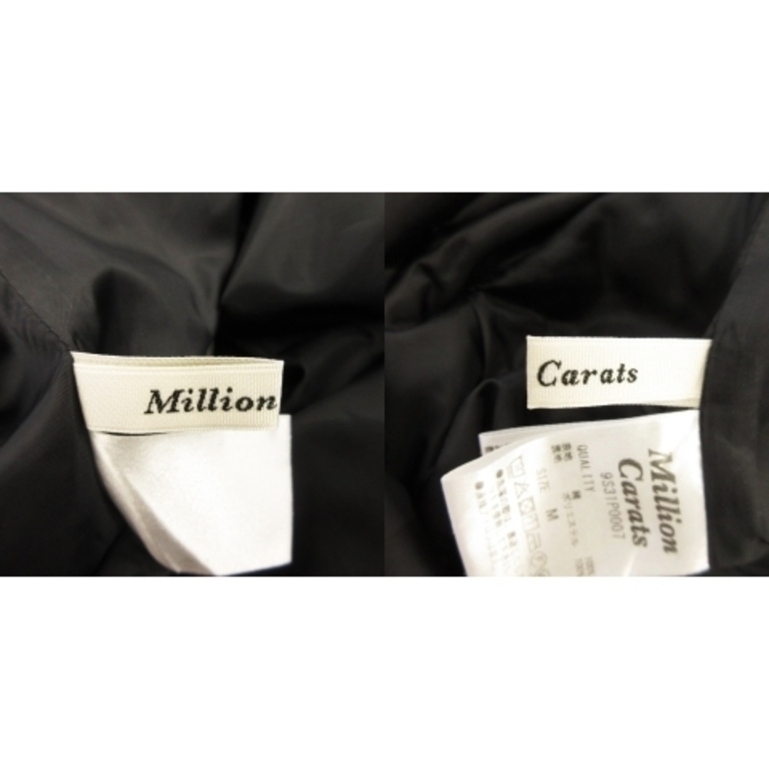 Million Carats(ミリオンカラッツ)のミリオンカラッツ スカート タイト マーメイド ミモレ 刺繍 チェック M 黒 レディースのスカート(ロングスカート)の商品写真