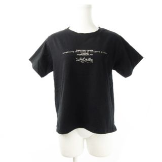 チャオパニックティピー(CIAOPANIC TYPY)のチャオパニック ティピー Tシャツ カットソー 半袖 プリント ONE 黒(Tシャツ(半袖/袖なし))