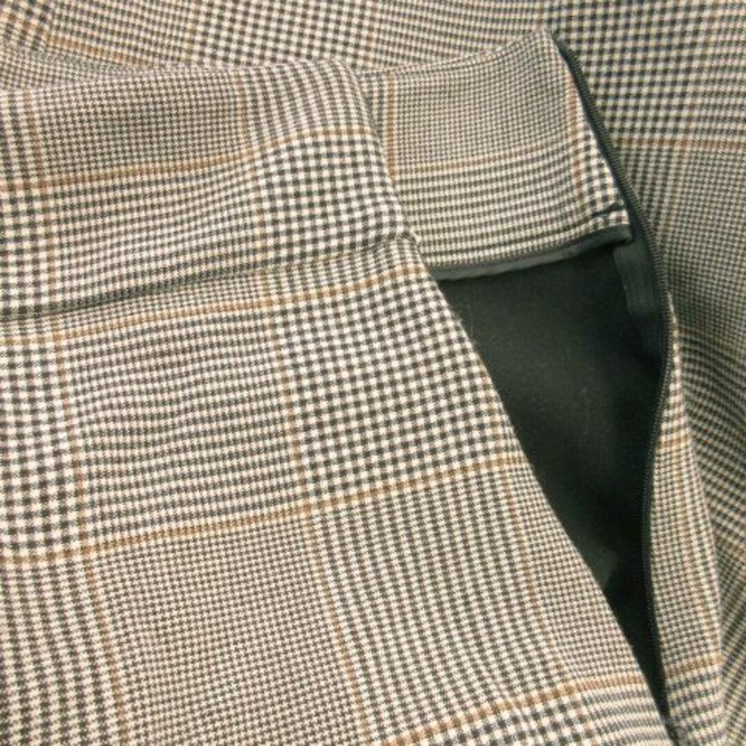 ザラウーマン パンツ スラックス ワイド ハイウエスト チェック XS グレー レディースのパンツ(その他)の商品写真