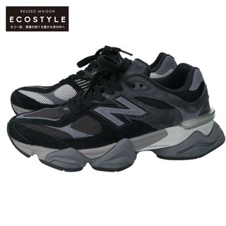 New Balance スニーカー US7(25cm位) 黒x紺x赤等オールシーズンスニーカーカット