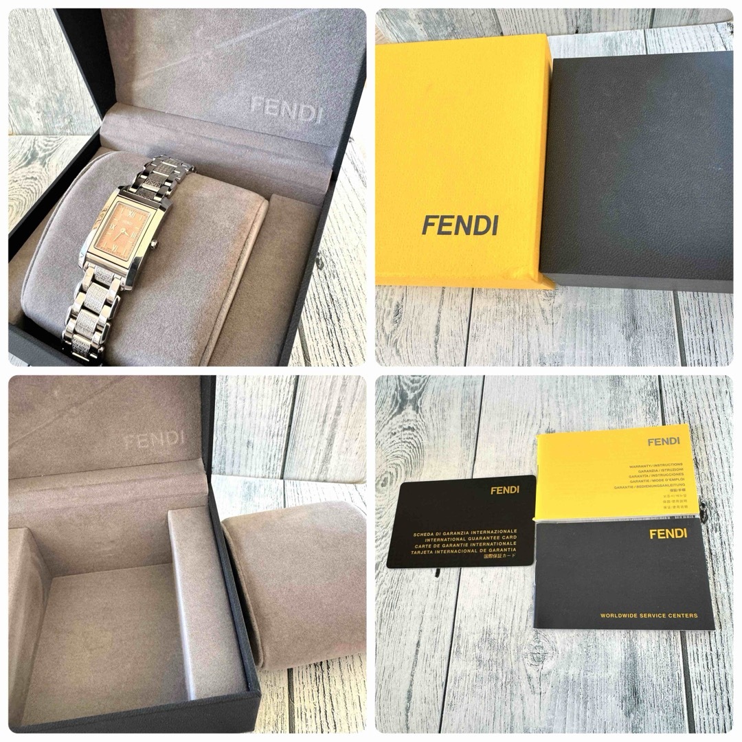 FENDI(フェンディ)の【希少】FENDI フェンディ 腕時計 ループ 7600L サーモンピンク レディースのファッション小物(腕時計)の商品写真