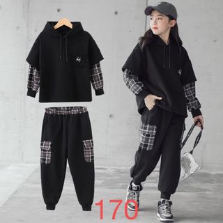 KSFA117子供服 上下セット セットアップ トップス+パンツ 2点セット春秋(Tシャツ/カットソー)