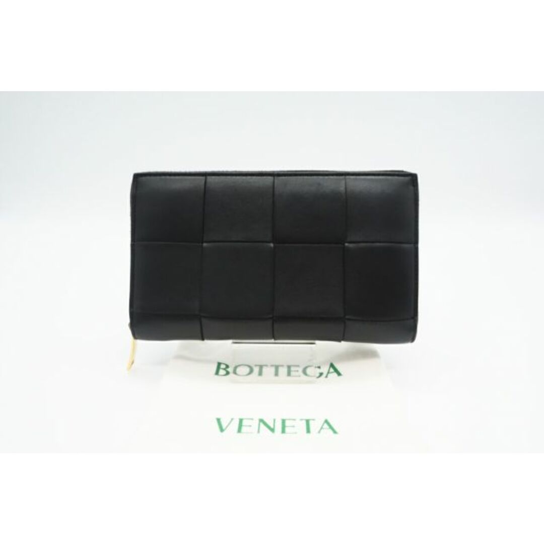 カラー系統ブラックBOTTEGA VENETA ボッテガ ヴェネタ ラウンドファスナー長財布