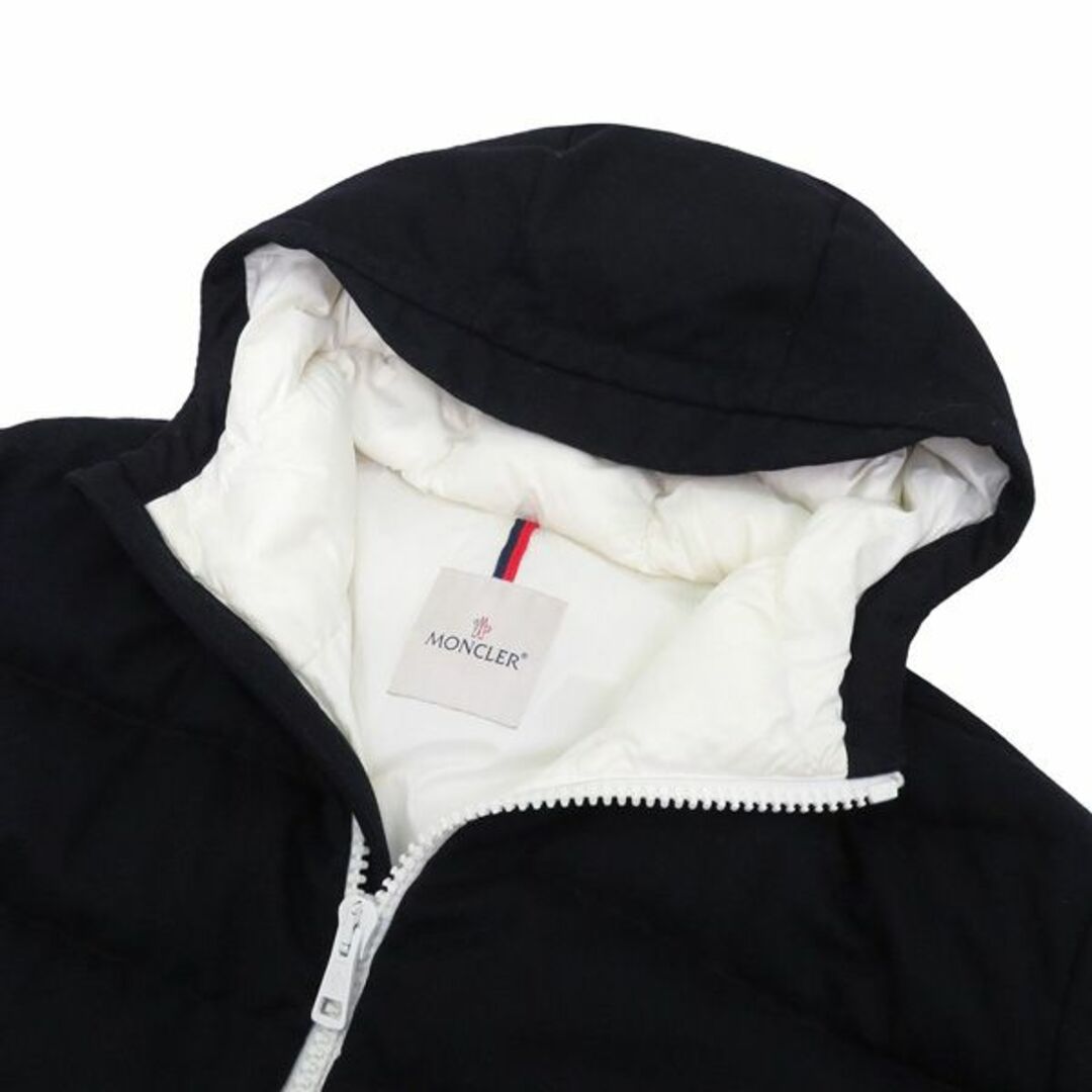 MONCLER(モンクレール)のMONCLER モンクレール 2021AW VABB ロゴワッペン フランネル ウール100 ジップアップ ダウン ジャケット フーテッド ブルゾン 46219 メンズのジャケット/アウター(ダウンジャケット)の商品写真