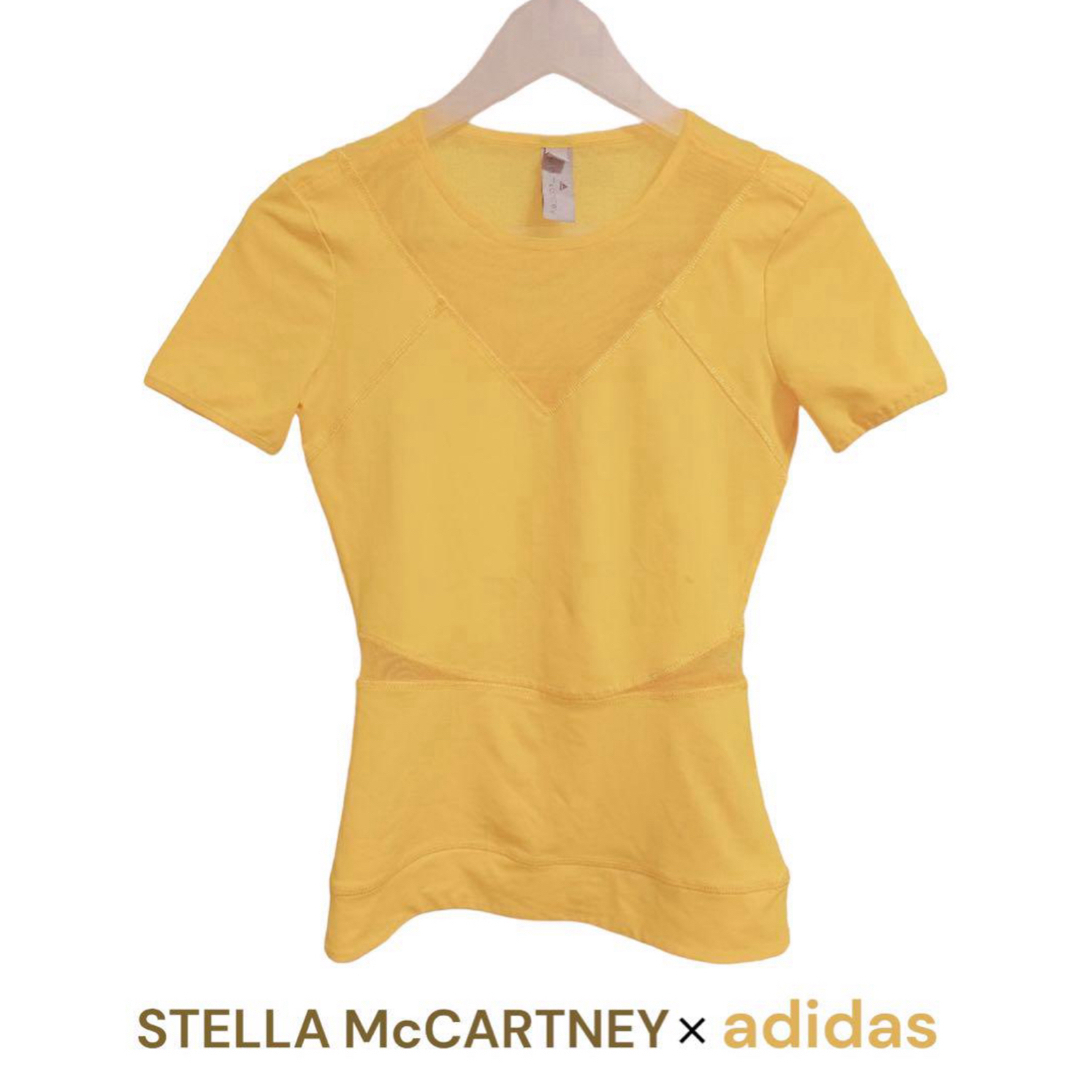 adidas by Stella McCartney(アディダスバイステラマッカートニー)のSTELLA McCARTNEY×adidasデザイン細見え　M スポーツ/アウトドアのランニング(ウェア)の商品写真