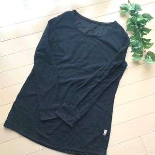 ジーナシス(JEANASIS)のジーナシス　ロンT ブラック　黒　定番　シンプル　長袖(Tシャツ(長袖/七分))