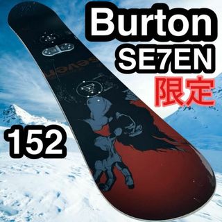 バートン(BURTON)のスノーボード　バートン　セブン　Burton seven 152cm(ボード)