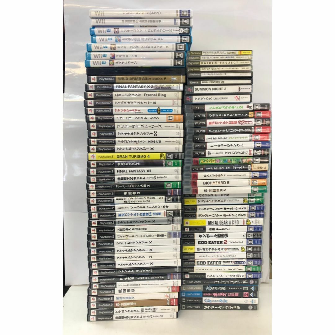 PS1 PS2 PS3 PSP Wii WiiUなどジャンクソフトまとめうり