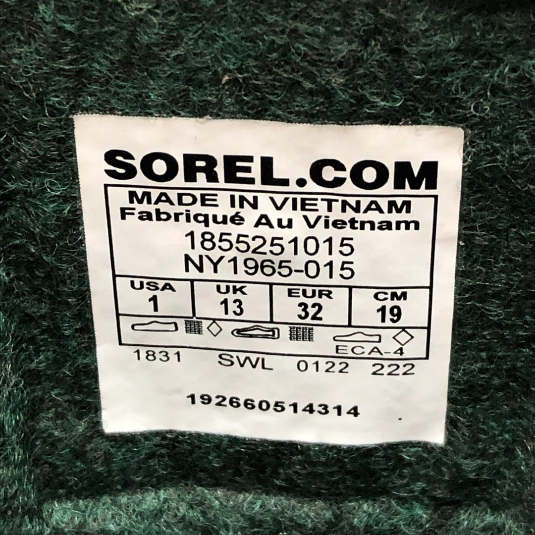 SOREL(ソレル)の□□SOREL ソレル スノーブーツ ユースフルーリー 19cm NY1965-015 ブラック キッズ/ベビー/マタニティのキッズ靴/シューズ(15cm~)(ブーツ)の商品写真