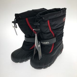 ソレル(SOREL)の□□SOREL ソレル スノーブーツ ユースフルーリー 19cm NY1965-015 ブラック(ブーツ)