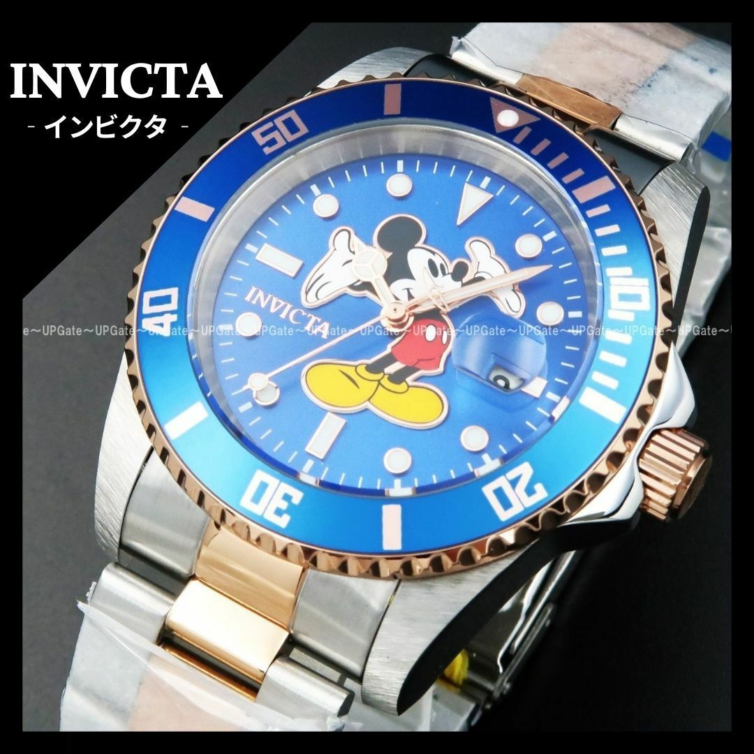 ＄595ベルト材質世界限定★ミッキーマウスモデル INVICTA Disney 32383