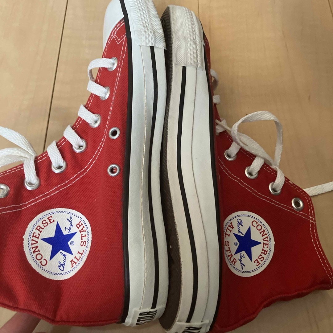 CONVERSE - 美品 USA製 コンバース オールスター レッド 6 CONVERSE - 美品 USA製 コンバース オールスター レッド 6