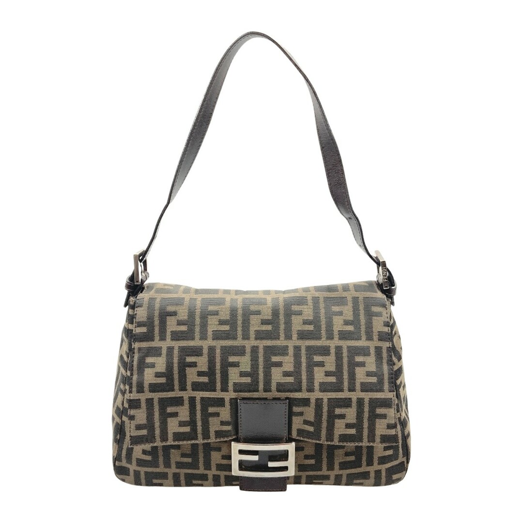 FENDI(フェンディ)の〇〇FENDI フェンディ ズッカ柄 マンマバケット セミショルダーバッグ 2308-26325-008 ブラウン レディースのバッグ(その他)の商品写真