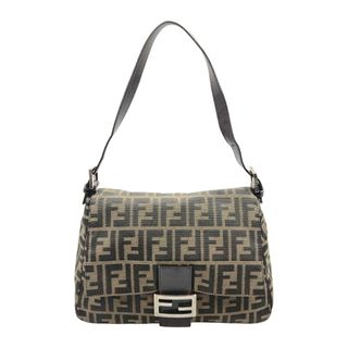 フェンディ(FENDI)の〇〇FENDI フェンディ ズッカ柄 マンマバケット セミショルダーバッグ 2308-26325-008 ブラウン(その他)