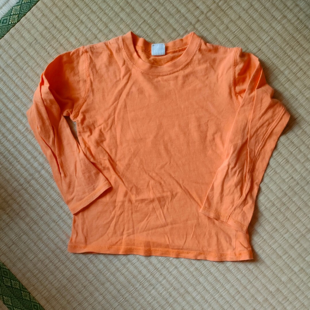 Skip Land(スキップランド)のskipland オレンジロンT120 キッズ/ベビー/マタニティのキッズ服男の子用(90cm~)(Tシャツ/カットソー)の商品写真