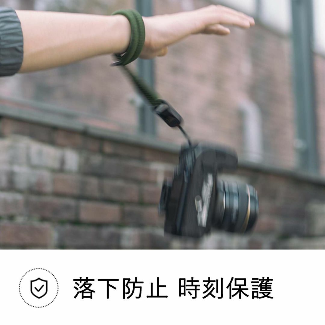 【色: グリーン】[Yullmu] カメラストラップ カメラ ハンドストラップ  スマホ/家電/カメラのカメラ(その他)の商品写真