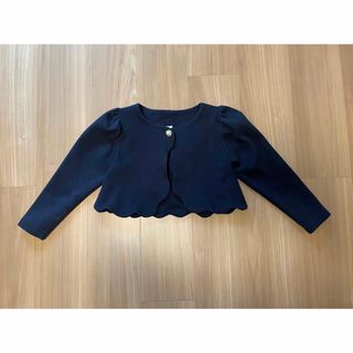 ザラキッズ(ZARA KIDS)のZARA キッズ　フェイクパールボタンボレロ(ジャケット/上着)