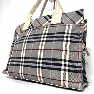 BURBERRY BLUE LABEL - BURBERRY キャンバス ミニ トートバッグ ...