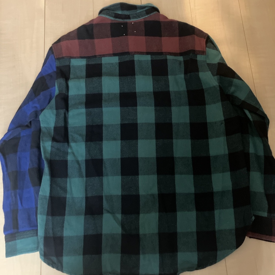 初期 BANSHEE×グッドイナフ ブロックチェックネルシャツ AFFA 初期 BANSHEE×グッドイナフ ブロックチェックネルシャツ AFFA