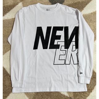 ニューエラー(NEW ERA)のNEW ERA /ニューエラ クルーネック ロンT オーバーサイズ ビッグロゴ(Tシャツ/カットソー(七分/長袖))