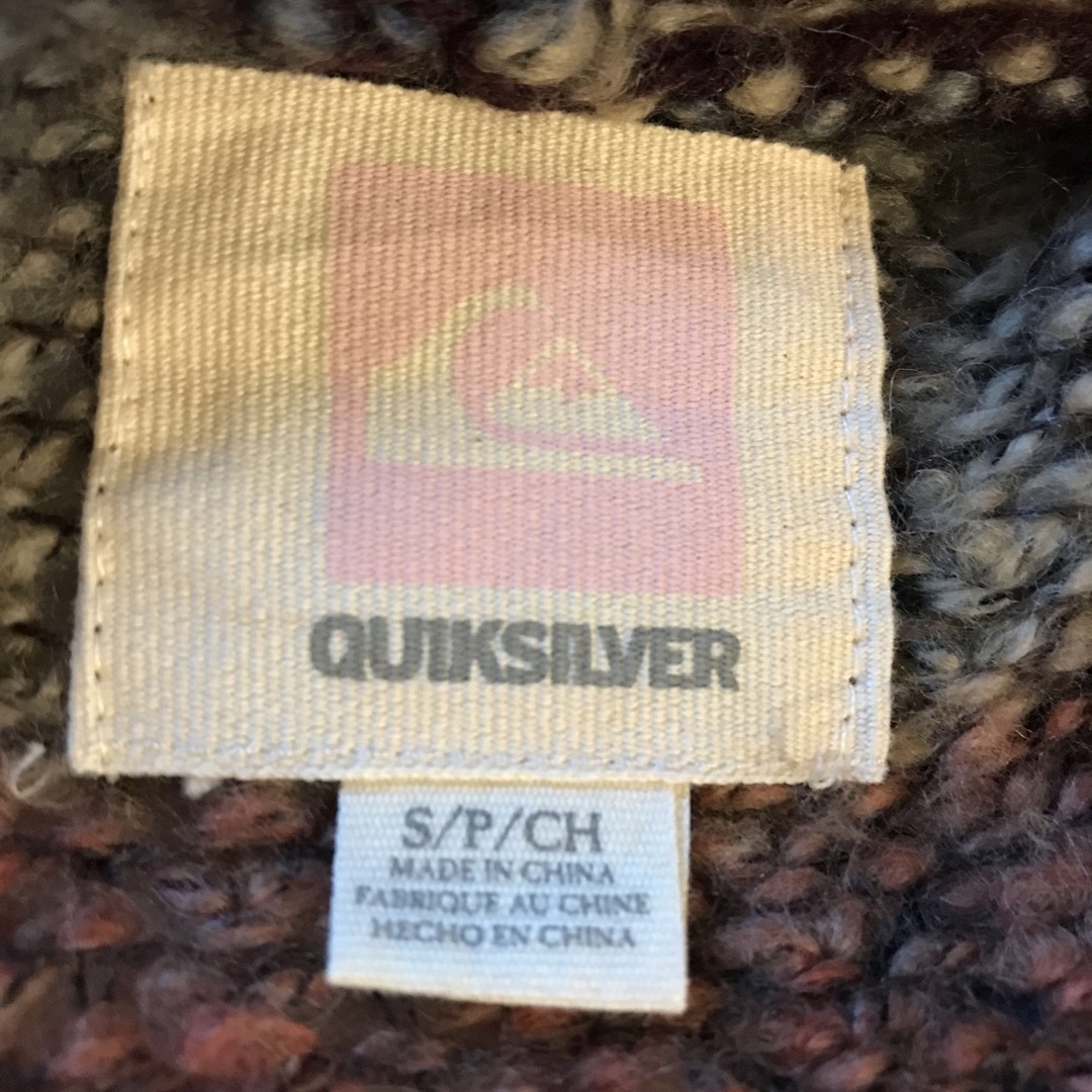 QUIKSILVER(クイックシルバー)のフード付きロングカーディ🌊クイックシルバー レディースのトップス(ニット/セーター)の商品写真