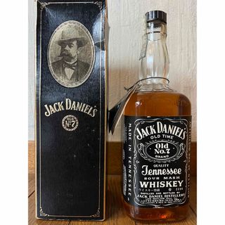 ジャックダニエル(JACK DANIEL'S)の70s ジャックダニエル　青紙封印　 45度  750ml  ウィスキー特級(ウイスキー)